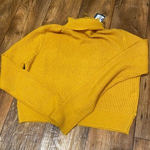 Mustard color brand new sweater